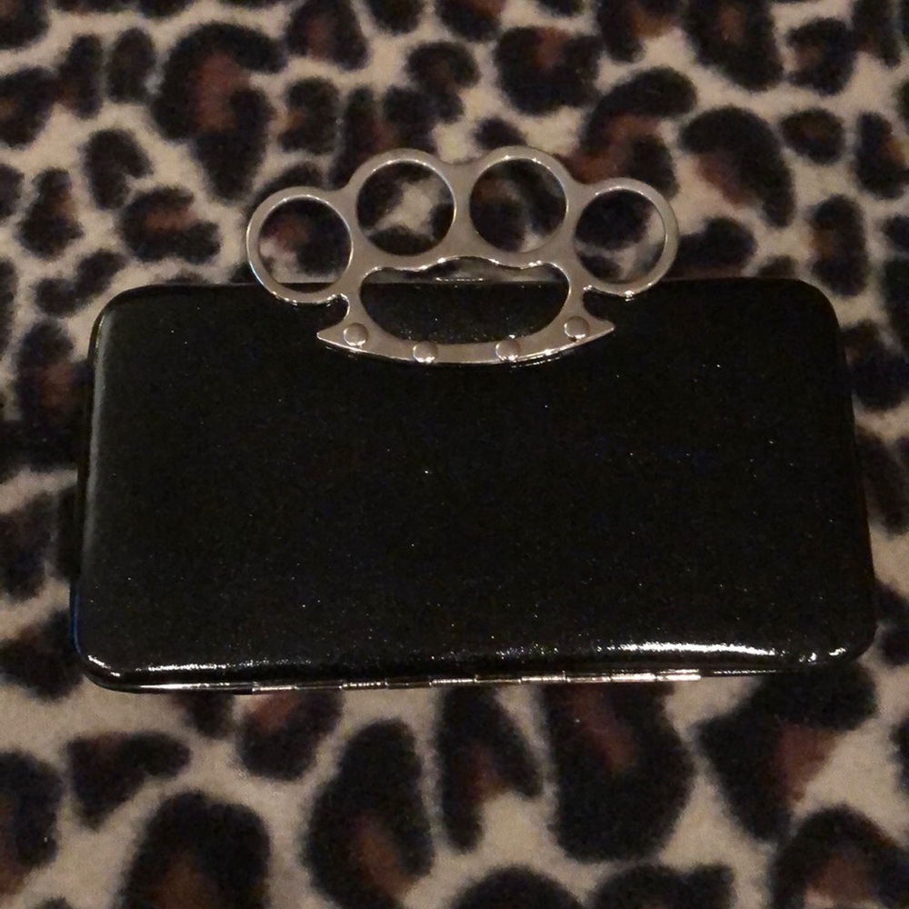 Brass knuckle wallet Clutch